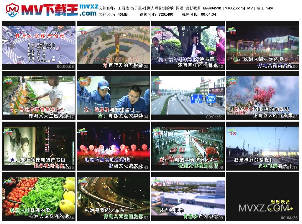 王丽达 汤子星-株洲人唱株洲的歌_国语_流行歌曲_MA404518